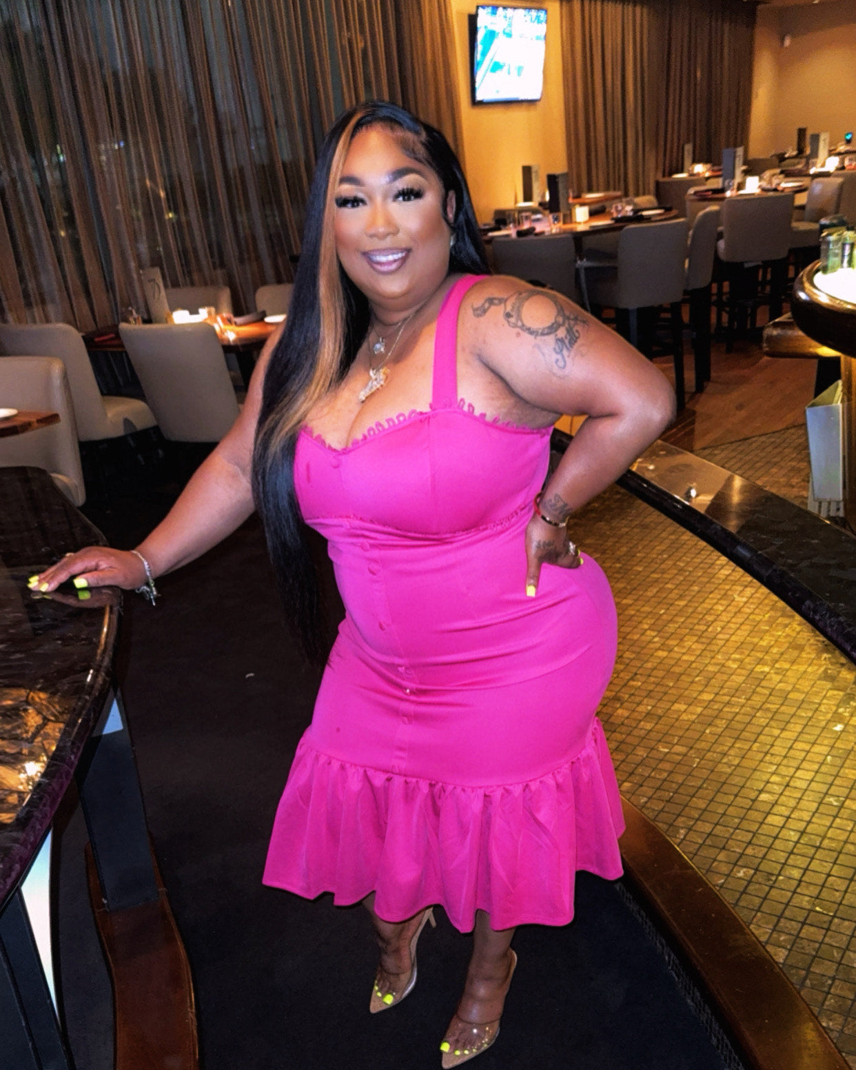 Pretty in Power Pink Dress
