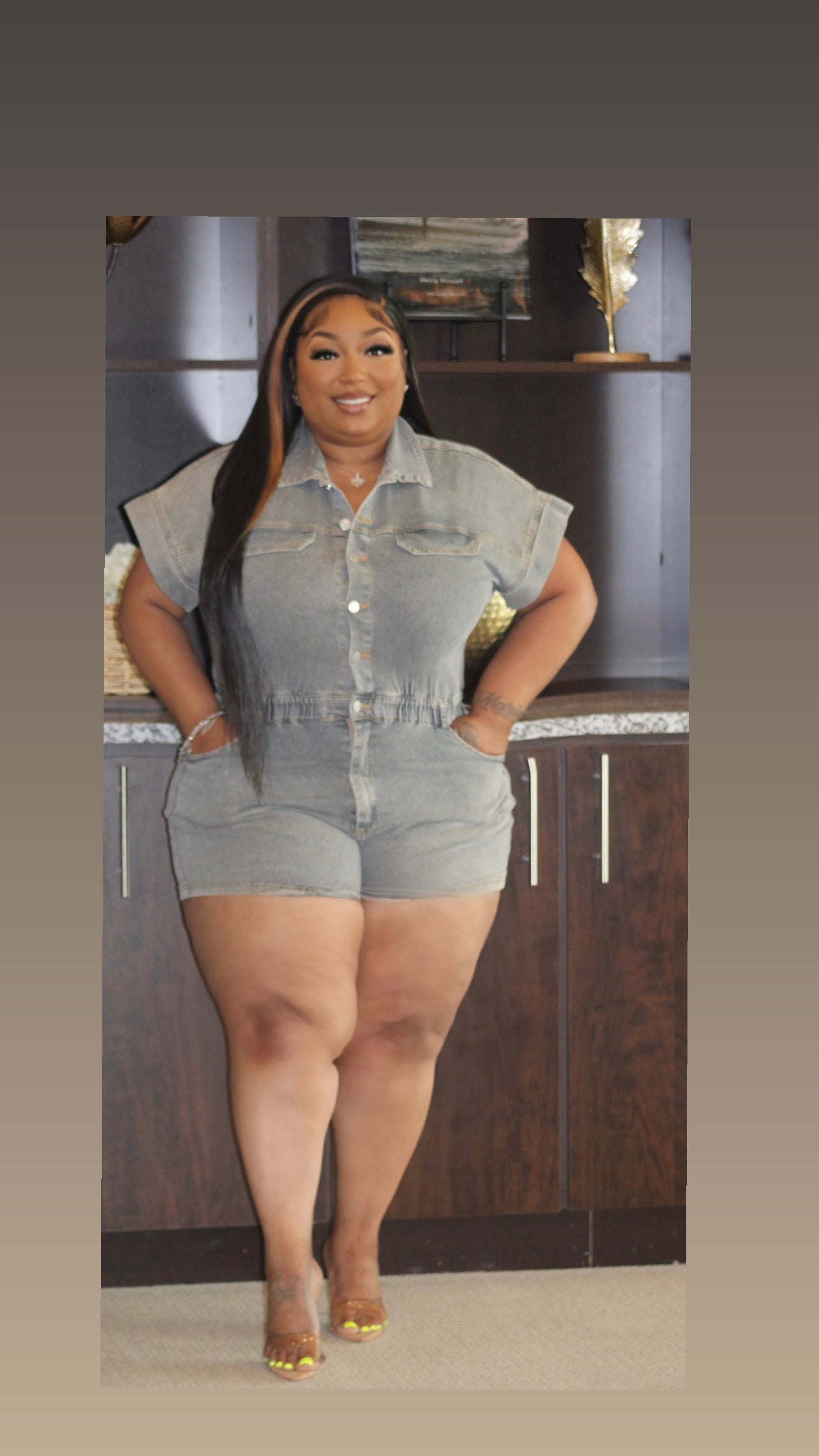 Denim Dreamin’ Romper