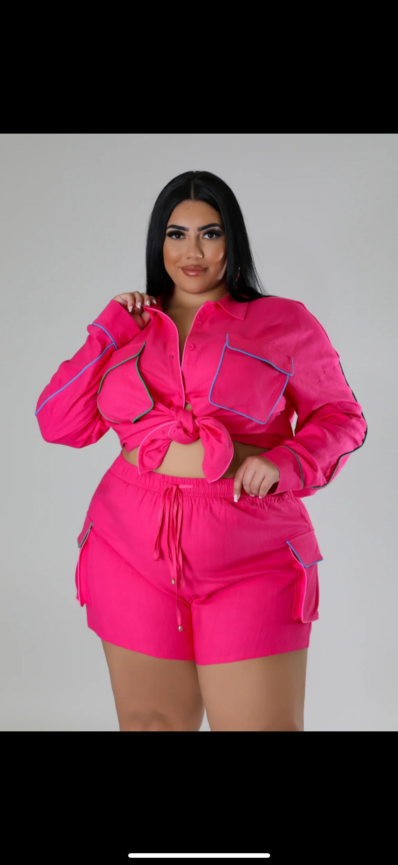 Switch It Up Fuchsia Short Set
